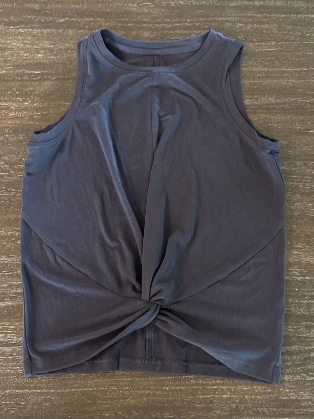 ATHLETA Girl Twist Around Tank Top Navy Medium 8/10.